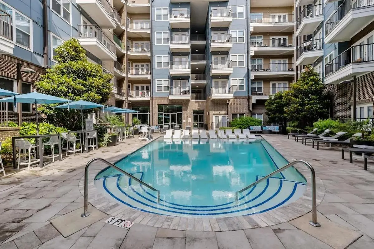 Luxe 1Bd - 5 Min Dt, Gym, Parking, W-D - Sleeps 6 Lägenhet Charlotte USA